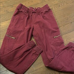 🔥 5/$25 - Kids Maroon Jogger Pants